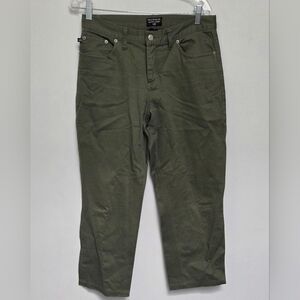 Polo Ralph Lauren Jeans Co Sz 8 Chino Relaxed Cropped Pants 9ps Vintage